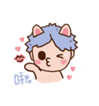 猫 と ニャ 恋愛中（個別スタンプ：10）