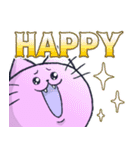 とても可愛いピンクの猫スタンプ（個別スタンプ：13）