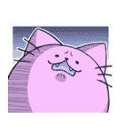 とても可愛いピンクの猫スタンプ（個別スタンプ：21）