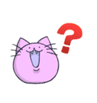 とても可愛いピンクの猫スタンプ（個別スタンプ：27）