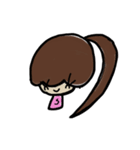 乱暴なすず本 7（個別スタンプ：3）