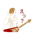 ギターLOVE 003 ～ギターは顔で弾く～（個別スタンプ：14）