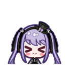 ハーモニカVtuber紫吹真雪2周年記念（個別スタンプ：4）