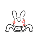 ニッコリうさちゃんスタンプ（個別スタンプ：13）
