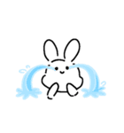 ニッコリうさちゃんスタンプ（個別スタンプ：22）