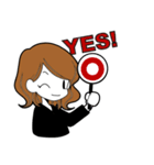 マリコとマリコ推しさん専用スタンプ（個別スタンプ：4）
