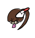乱暴なすず本 とどうぶつ（個別スタンプ：4）