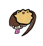 乱暴なすず本 とどうぶつ（個別スタンプ：6）