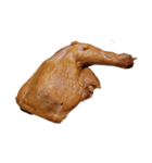 食品シリーズ : スモークチキン (もも)（個別スタンプ：1）