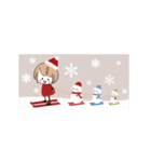 動くクリスマス☆miniガーリー☆省スペース（個別スタンプ：4）