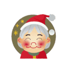 可愛いサンタ帽子とクリスマス（個別スタンプ：5）