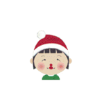 可愛いサンタ帽子とクリスマス（個別スタンプ：9）