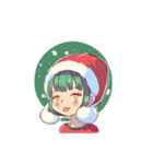 可愛いサンタ帽子とクリスマス（個別スタンプ：17）