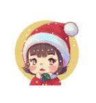 可愛いサンタ帽子とクリスマス（個別スタンプ：19）