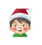 可愛いサンタ帽子とクリスマス（個別スタンプ：30）