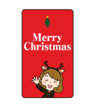 クリスマスだよ♡かわいい主婦【BIG】（個別スタンプ：31）
