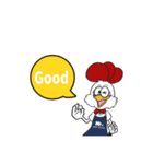 Mr.ROAST CHICKENのRoppyスタンプ（個別スタンプ：3）