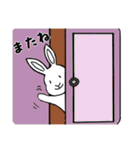 【冬・年末年始】白うさぎのスタンプ（個別スタンプ：32）