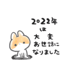 ほわほわねこのあけおめスタンプ2023（個別スタンプ：1）