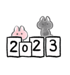 ほわほわねこのあけおめスタンプ2023（個別スタンプ：18）