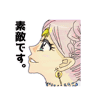 凛々しいガールなスタンプ（個別スタンプ：4）