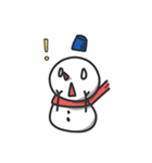 Christmas 雪だるま（個別スタンプ：8）