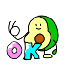 アボカド挨拶（個別スタンプ：2）