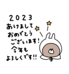 優しいお色。くま。お正月。（個別スタンプ：13）