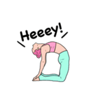 Daily Yoga poses（個別スタンプ：9）