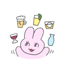 めめうさちゃん(楽しい飲み会編)（個別スタンプ：23）