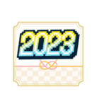 2023お正月シンプルスタンプ（個別スタンプ：21）