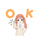 アバター1(女の子)（個別スタンプ：1）