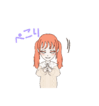 アバター1(女の子)（個別スタンプ：12）