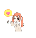 アバター1(女の子)（個別スタンプ：15）