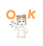アバター2(女の子)（個別スタンプ：1）