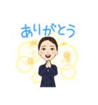 仕事で使える働くスーツ女子の日常スタンプ（個別スタンプ：19）