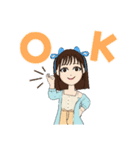 アバター3(女の子)（個別スタンプ：1）