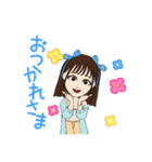 アバター3(女の子)（個別スタンプ：4）
