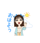 アバター3(女の子)（個別スタンプ：5）