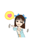 アバター3(女の子)（個別スタンプ：15）