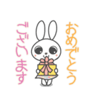 うさぎ山ピョン子の卯年スタンプ(年中OK！)（個別スタンプ：29）