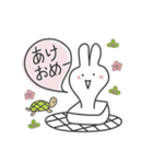 かわいいサンタとかわいいうさぎ（個別スタンプ：5）