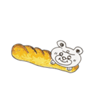 くま美の友達のくまのパン太 byくろまめ（個別スタンプ：2）