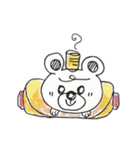 くま美の友達のくまのパン太 byくろまめ（個別スタンプ：10）