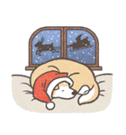 のばされわんこ＆こわんこのクリスマス（個別スタンプ：9）