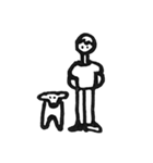 犬と鳥と湖（個別スタンプ：13）