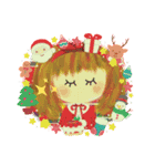 かこリッチのXmas＆ゆく年くる年あいさつ編（個別スタンプ：4）