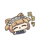 ねこメイドちゃんスタンプ（個別スタンプ：3）