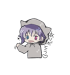 るなくんのゆる可愛いスタンプ（個別スタンプ：3）