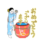 飛び出す！敬語★☆陽気なオネーサン★☆（個別スタンプ：10）